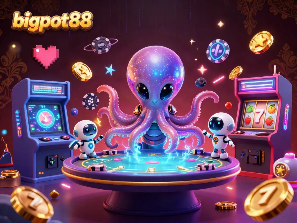 bigpot88 menghadirkan pengalaman bermain dengan alien dan robot di meja poker futuristik