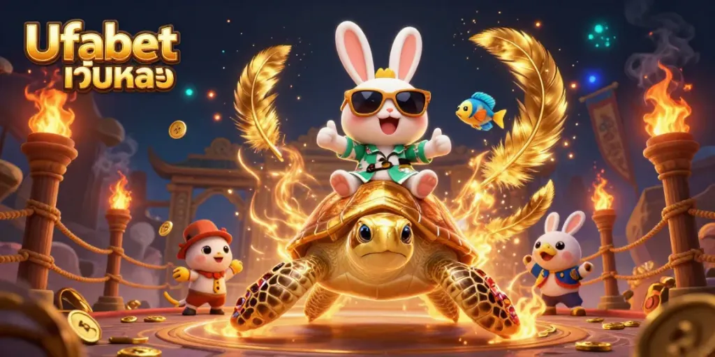 Experience thrilling gameplay at Ufabet เว็บตรง with vibrant casino elements and characters