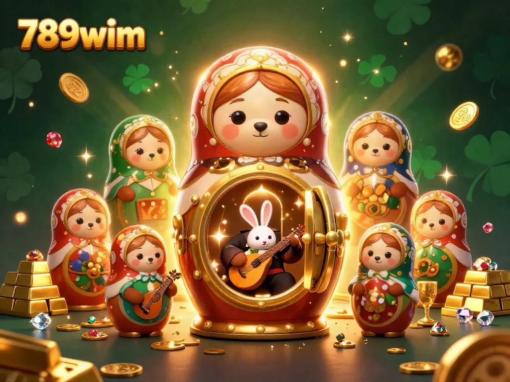 Experience vibrant gaming moments at 789wim with treasure and festive casino elements