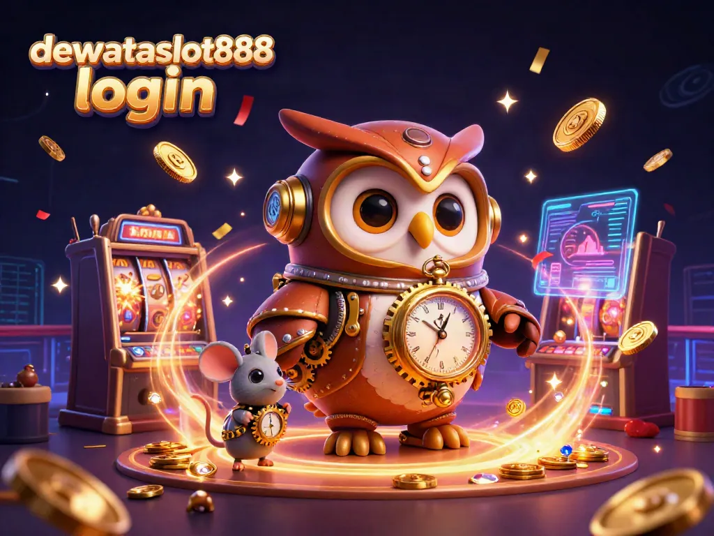Mengakses dewataslot888 login dengan permainan slot menarik dan elemen kasino futuristik.