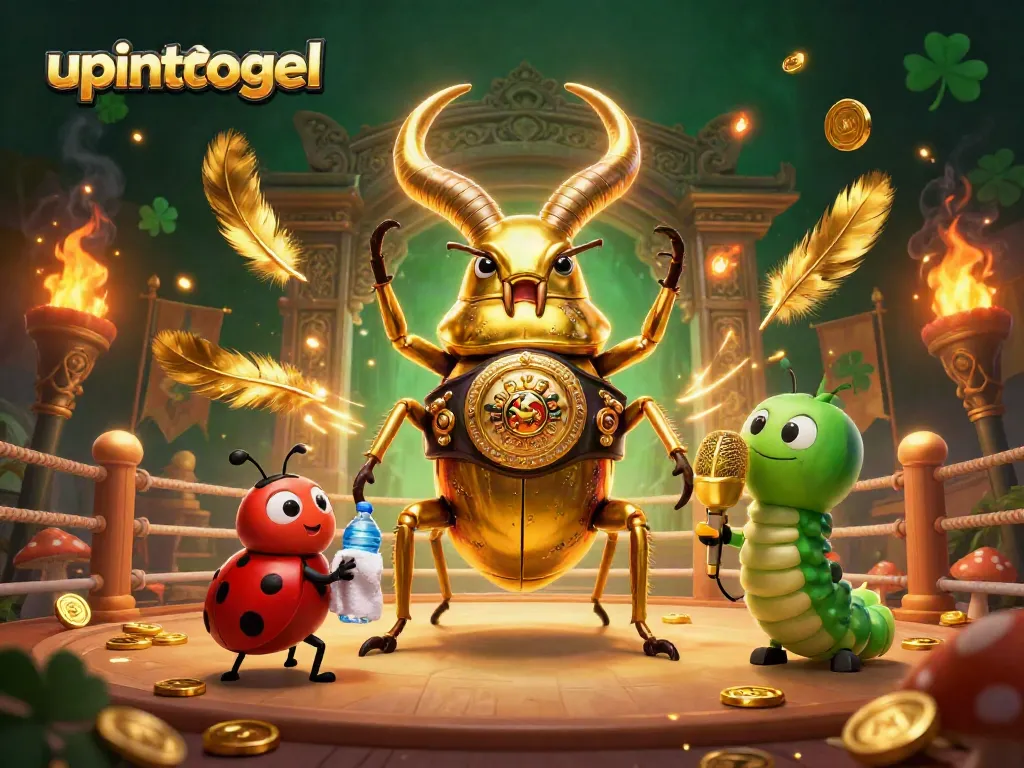 Tampilkan aksi menarik di upintogel dengan ilustrasi 3D karakter kasino yang dinamis.