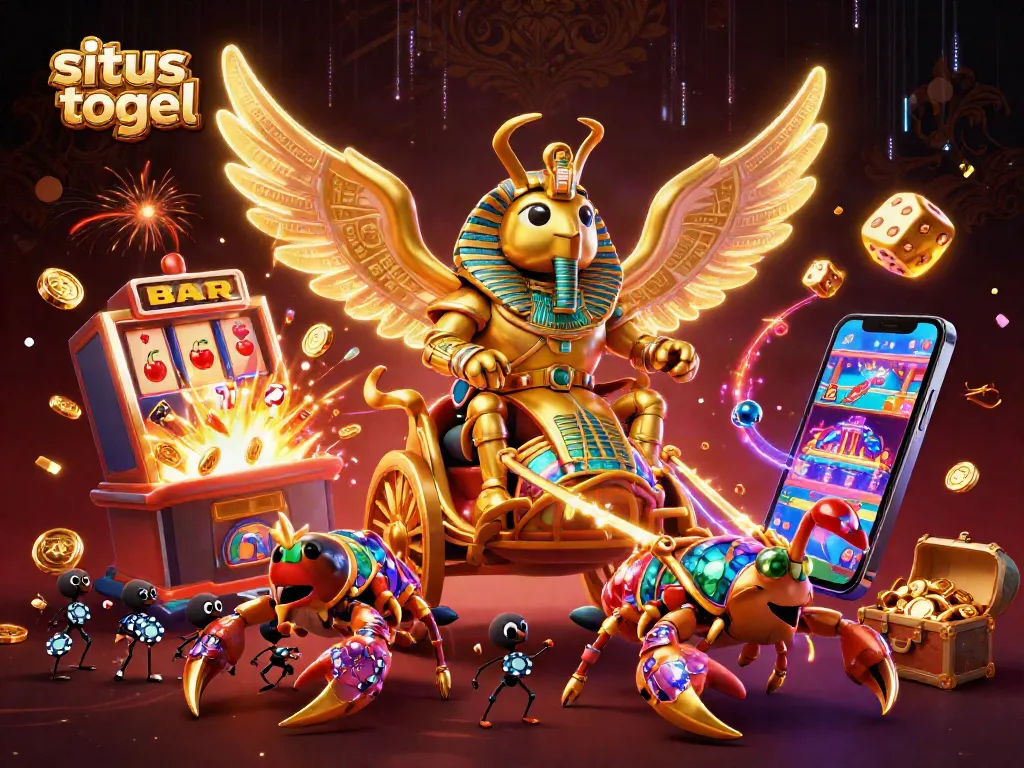 Menggenggam situs togel dengan desain memukau, menyemarakkan pengalaman bermain dalam ilustrasi 3D yang menarik.