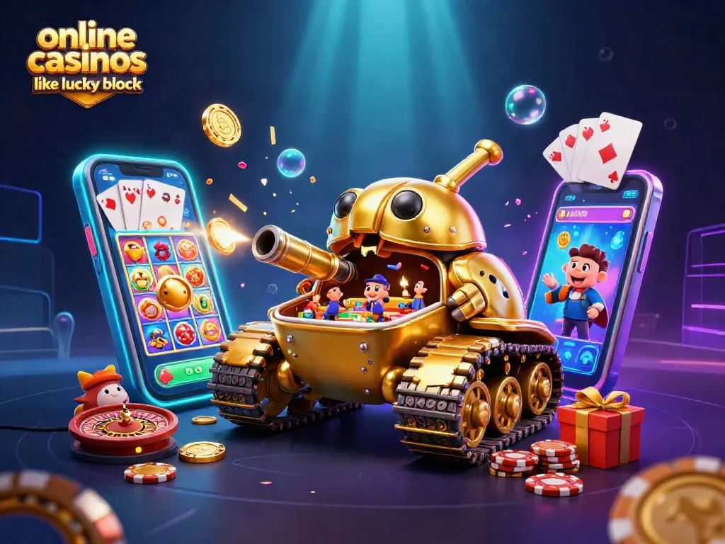 Experience exciting gameplay at online casinos like lucky block with vibrant slot machines and engaging card games.