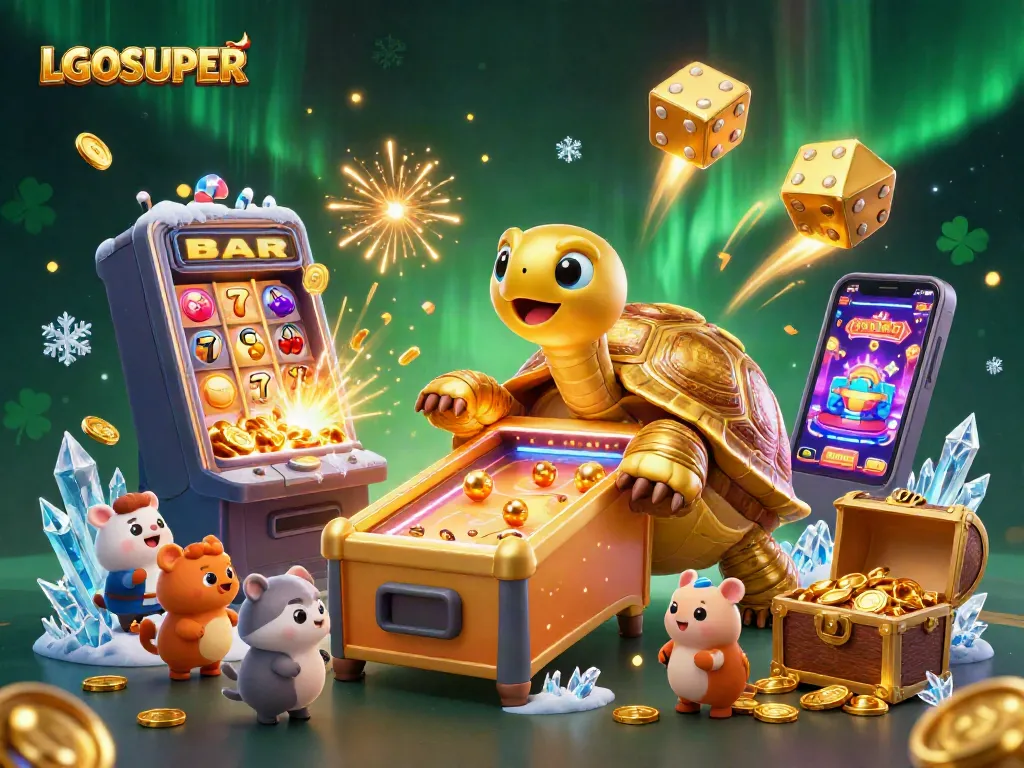 Experience the thrill of LGOSUPER with dynamic slot machines and exciting game elements in a vibrant atmosphere.