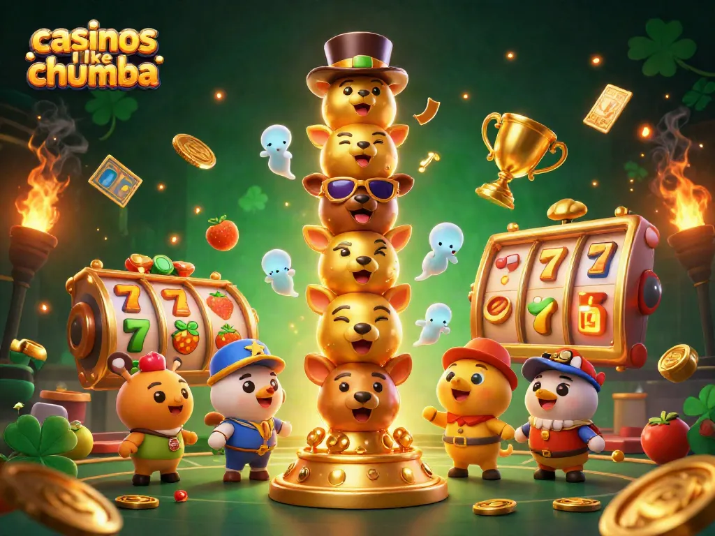 Experience excitement at casinos like Chumba with vibrant symbols and dynamic game elements.