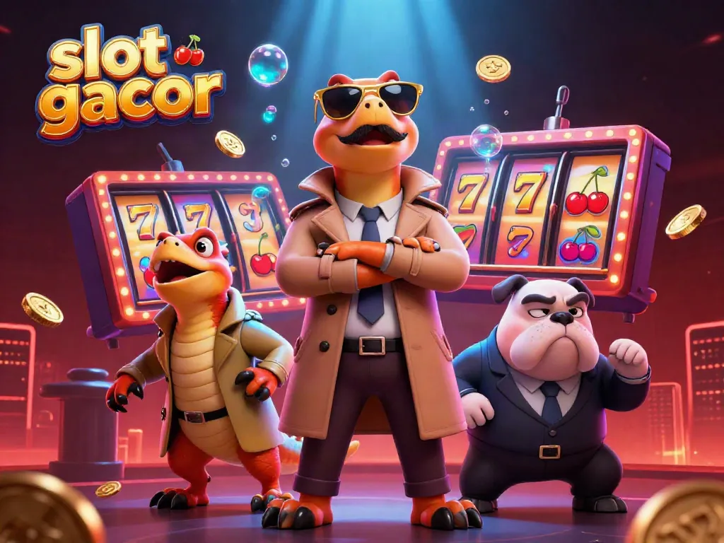 Raih kemenangan di slot gacor sambil menonton raptor dan bulldog lucu di kasino.