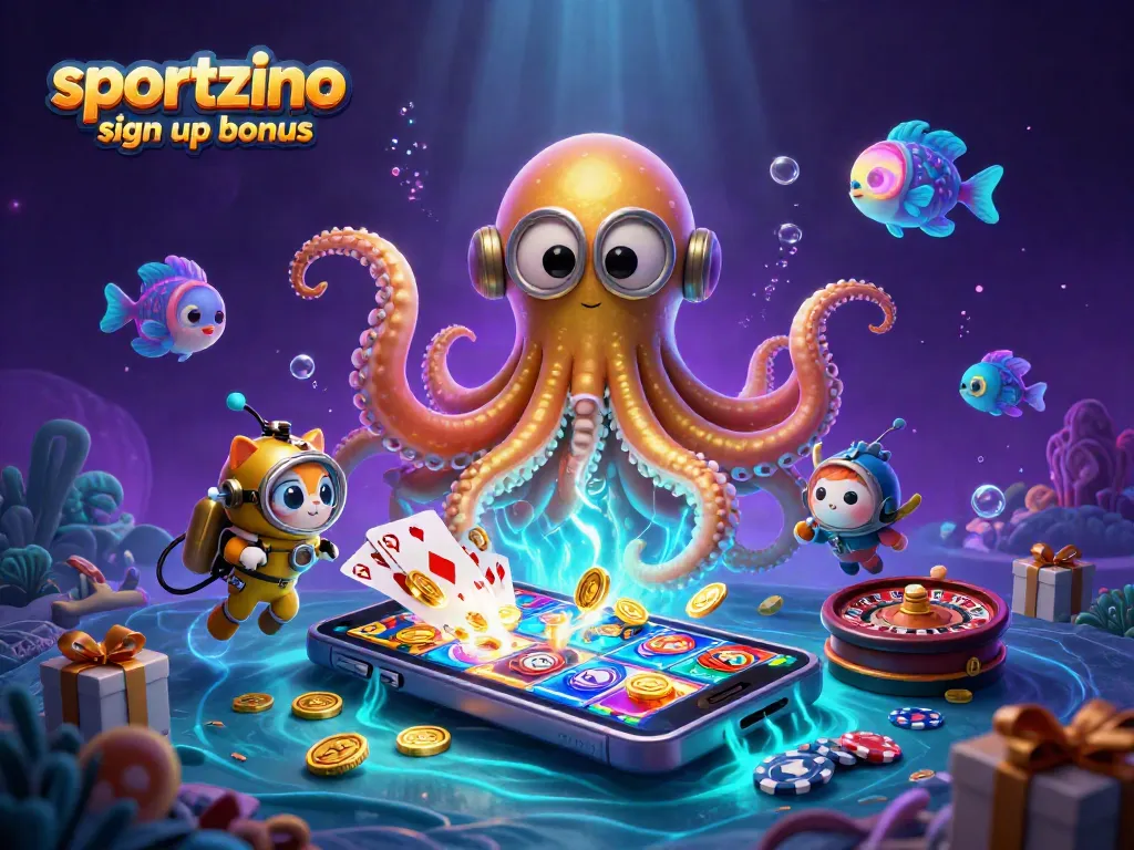 Claim your sportzino sign up bonus and dive into exciting casino games with rich rewards.