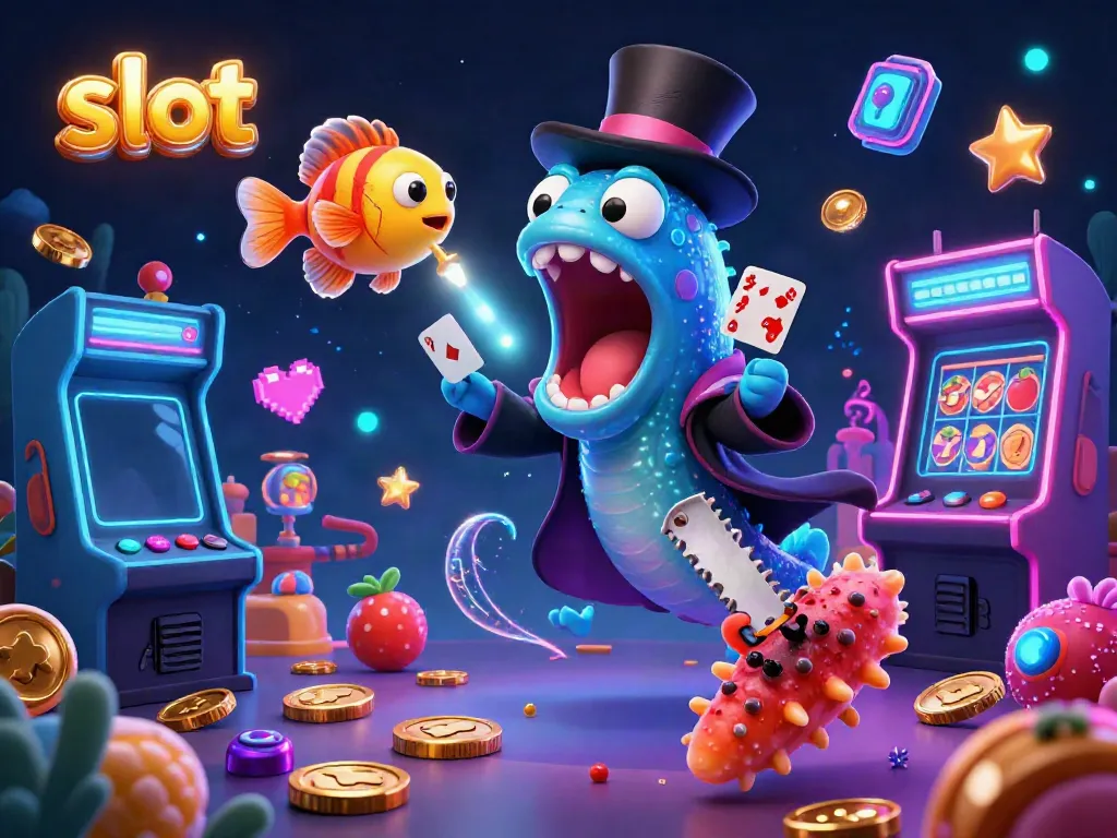 Engage in thrilling slot adventures with the magical deep-sea characters and vibrant game elements.