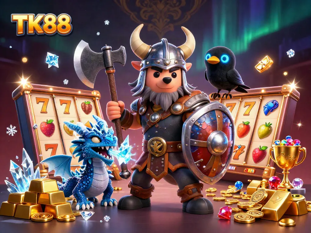 Experience thrilling wins with TK88's innovative 3D slot gaming adventure featuring epic characters.