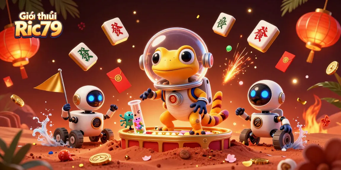 Engage in thrilling gaming with Giới thiệu Ric79 as a Martian gecko discovers a gold casino.