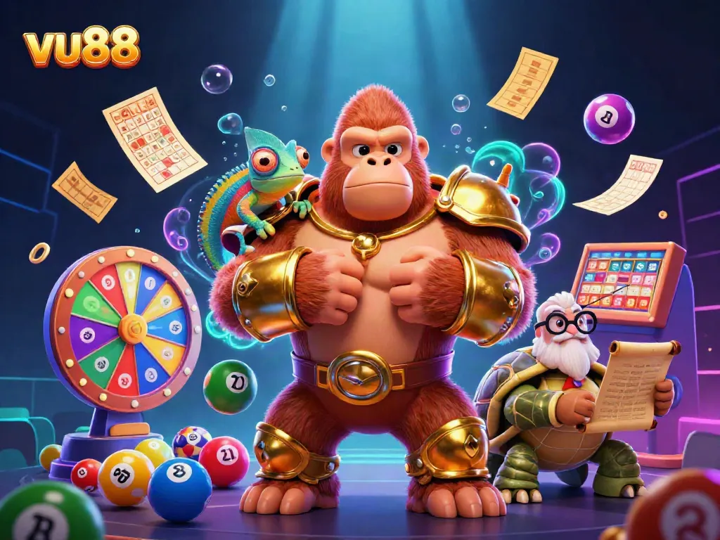 Engage in thrilling gameplay with vu88 at vibrant lottery games and colorful visuals.