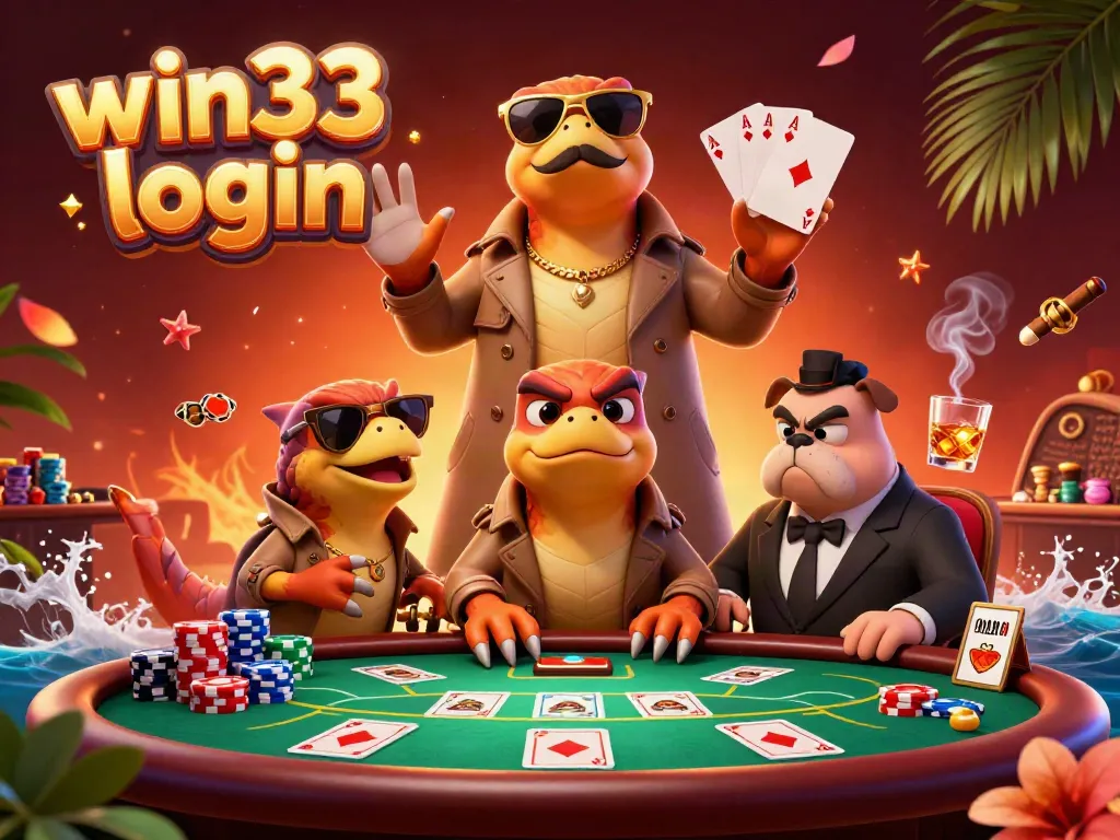Experience seamless win33 login with raptors sneaking into a casino excitement.