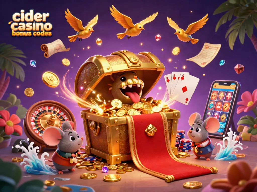 Unleash your luck with Cider Casino bonus codes, winning big while spinning and playing!