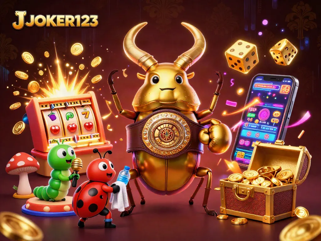 เล่นเกมด้วย JOKER123 กับภาพอันตระการตาของแมลงทองคำที่แชมป์โลก